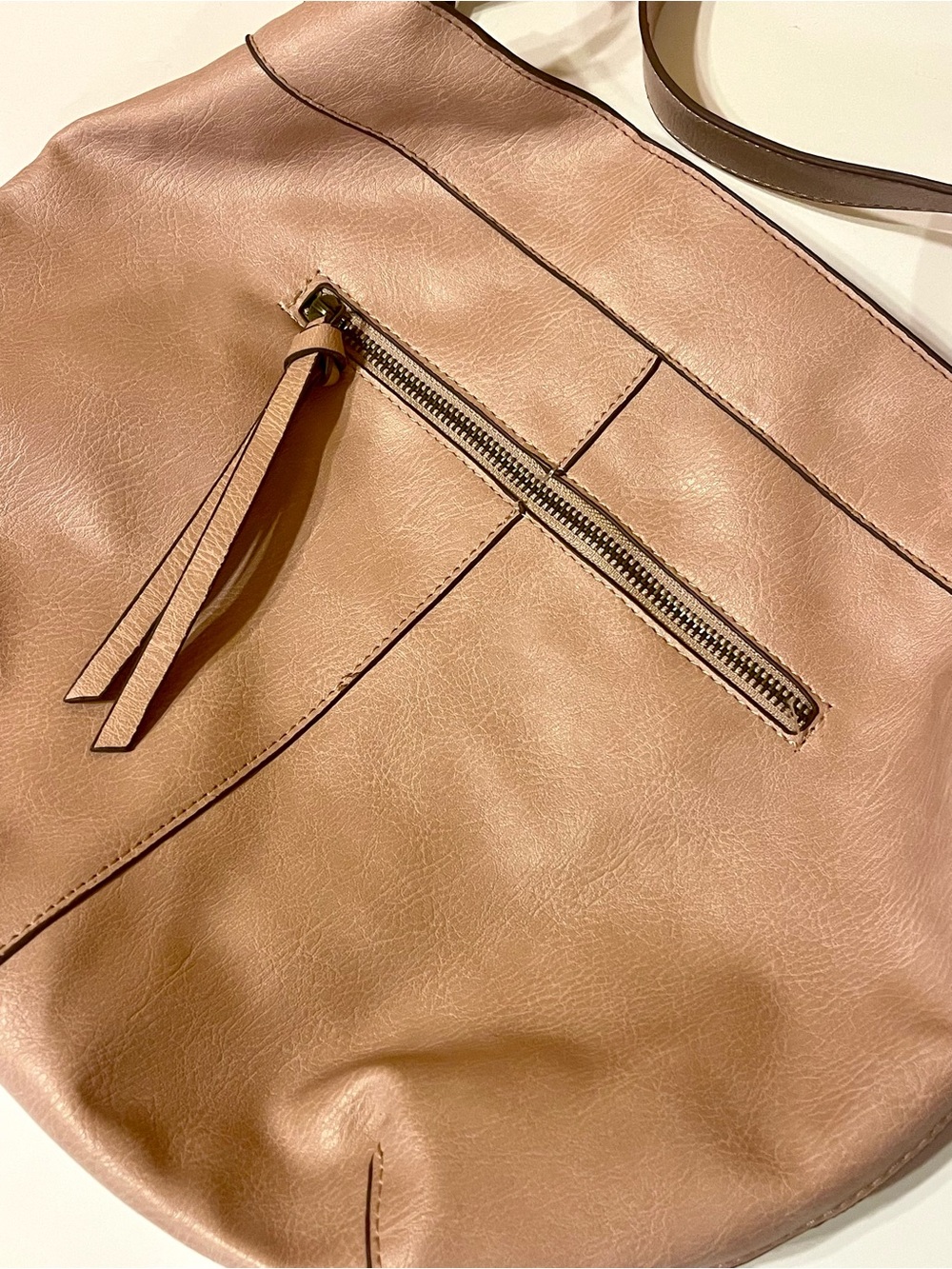 Blush Woven-Detail Shoulder Bag - Picture 7 of 12